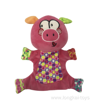 Hand Puppet Pig Plum Purple